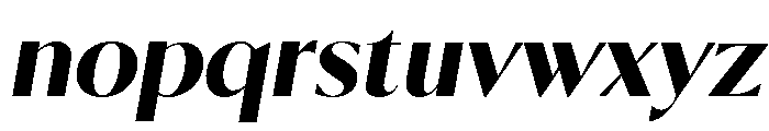 Calvion Sans Oblique Font LOWERCASE