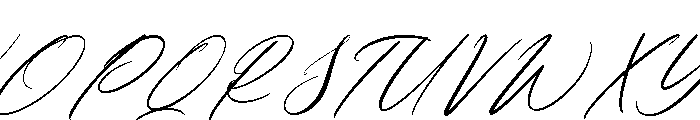 Camalla Rose Italic Font UPPERCASE