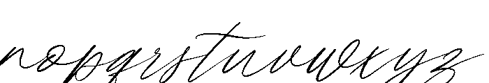 Camalla Rose Italic Font LOWERCASE
