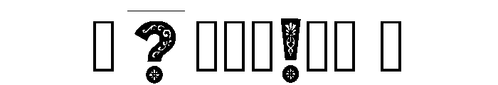 Camas Regular Font OTHER CHARS