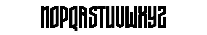 Camebad Font UPPERCASE