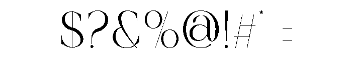 Camela Font OTHER CHARS