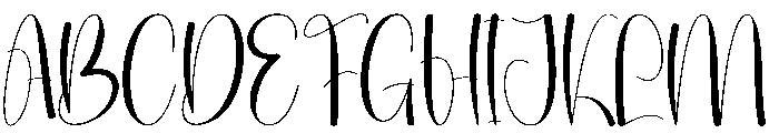 Cameleon Font UPPERCASE