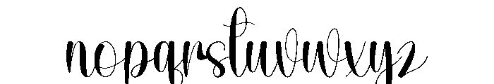 Cameleon Font LOWERCASE