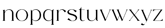 Camenia Font LOWERCASE