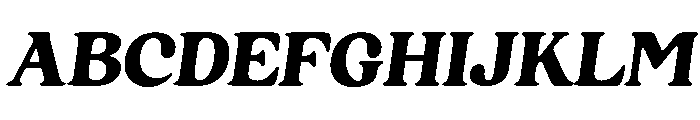 Camheon Italic Font UPPERCASE