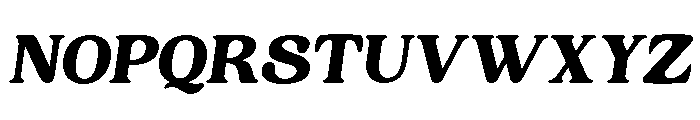 Camheon Italic Font UPPERCASE