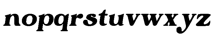 Camheon Italic Font LOWERCASE
