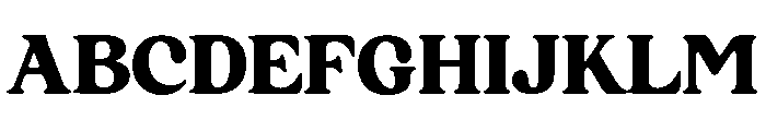 Camheon Regular Font UPPERCASE
