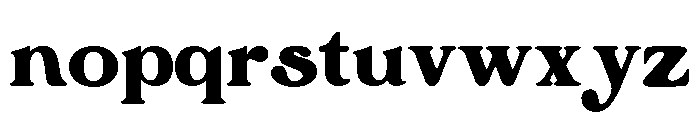 Camheon Regular Font LOWERCASE
