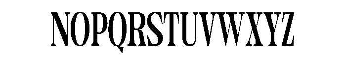 Camiron Condensed Font UPPERCASE