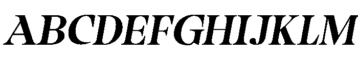 Camiron Expanded Slant Font UPPERCASE