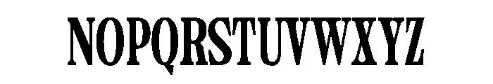 Camiron Grade Condensed Font UPPERCASE