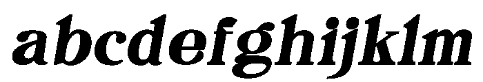 Camiron Grade Expanded Slant FONT