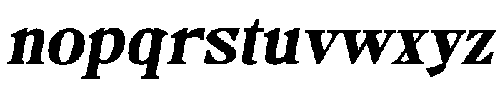 Camiron Grade Expanded Slant Font LOWERCASE