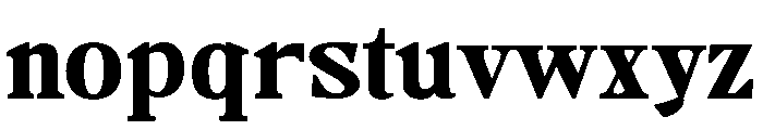 Camiron Grade Expanded Font LOWERCASE