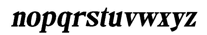 Camiron Grade SemExp Slant Font LOWERCASE