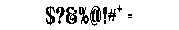 Camiron Grade Semi Condensed Font OTHER CHARS