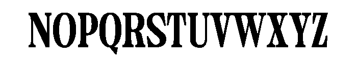 Camiron Grade Semi Condensed Font UPPERCASE