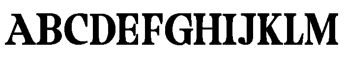 Camiron Grade Semi Expanded Font UPPERCASE