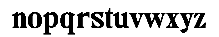 Camiron Grade Semi Expanded Font LOWERCASE