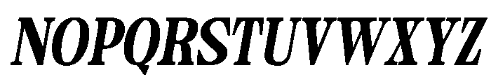 Camiron Grade Slant Font UPPERCASE