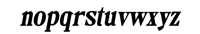 Camiron Grade Slant Font LOWERCASE