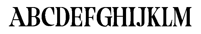 Camiron Regular Font UPPERCASE