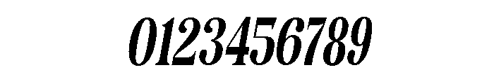 Camiron Semi Condensed Slant Font OTHER CHARS