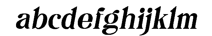Camiron Semi Expanded Slant FONT