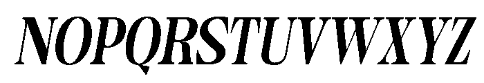Camiron Slant Font UPPERCASE