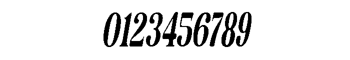 Camiron Soft Condensed Slant Font OTHER CHARS