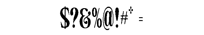 Camiron Soft Condensed Font OTHER CHARS