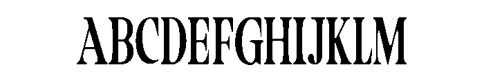 Camiron Soft Condensed Font UPPERCASE