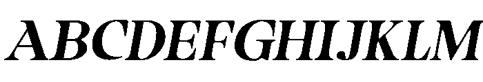 Camiron Soft Expanded Slant Font UPPERCASE