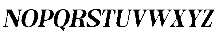Camiron Soft Expanded Slant Font UPPERCASE