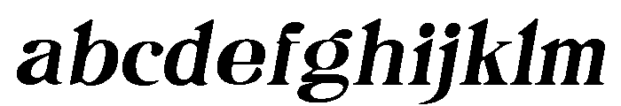 Camiron Soft Expanded Slant FONT
