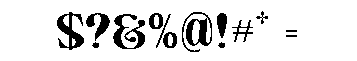 Camiron Soft Expanded Font OTHER CHARS