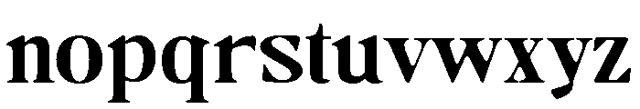 Camiron Soft Expanded Font LOWERCASE