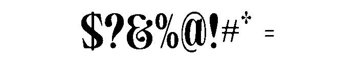 Camiron Soft Regular Font OTHER CHARS