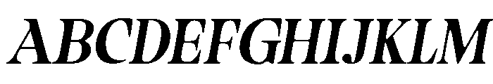 Camiron Soft SemExp Slant Font UPPERCASE