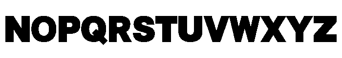 Camo Block Font LOWERCASE