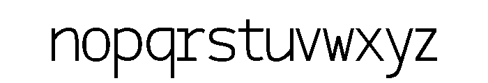 Campagno Font LOWERCASE