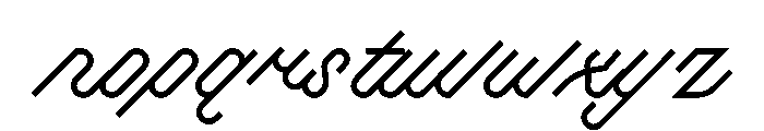 Campdell Font LOWERCASE