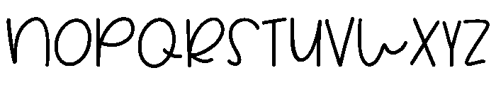 Camping 1 Font LOWERCASE