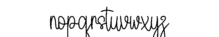 Camping Mountain Font LOWERCASE