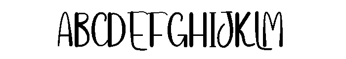 Camping Newyear Font UPPERCASE
