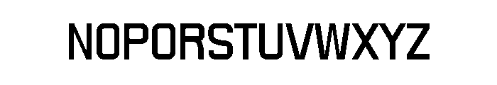 Camping Outdoor Font UPPERCASE