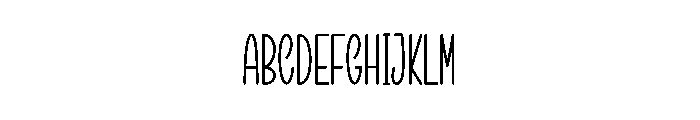 Camping Valentine Font UPPERCASE