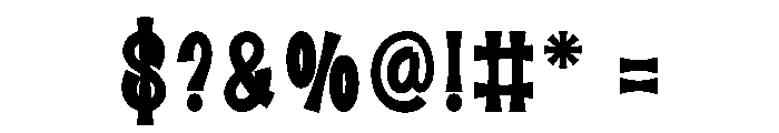Camping Wednesday Font OTHER CHARS